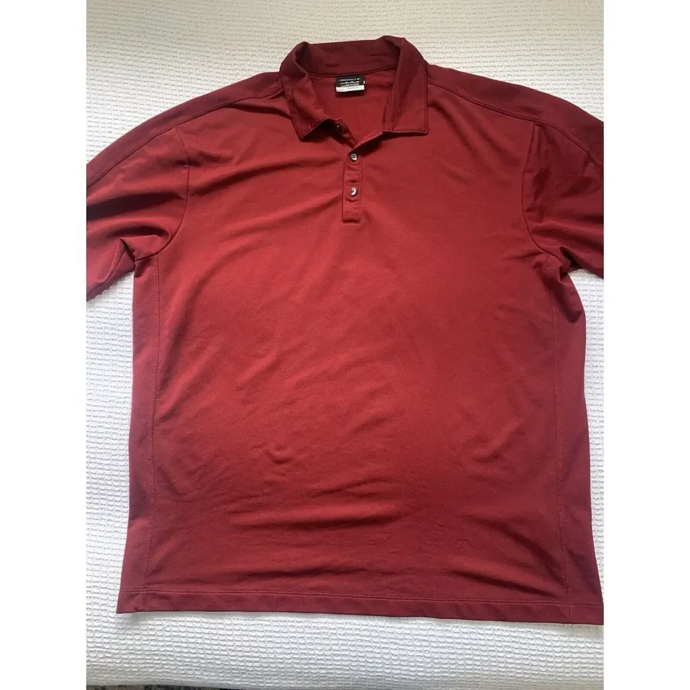 Nike Golf Polo Shirt Mens Extra‎ Large XL Red  Lightweight